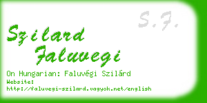 szilard faluvegi business card